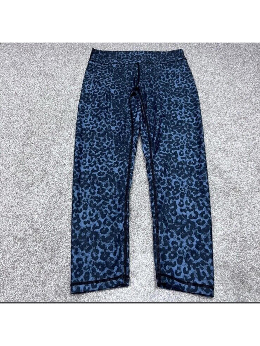 ZYIA Leggings Women's Blue Animal Print Activewear Compression Size 12